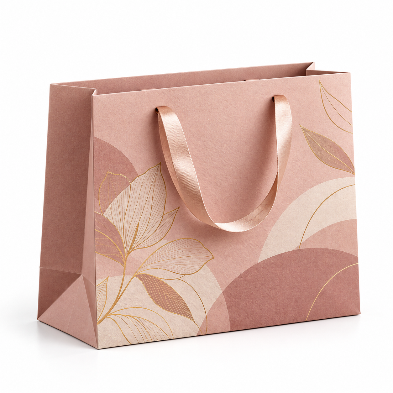 Custom white paperboard bags